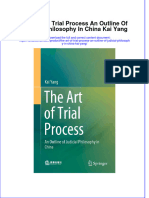 [Download pdf] The Art Of Trial Process An Outline Of Judicial Philosophy In China Kai Yang online ebook all chapter pdf 