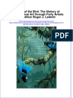 (Download PDF) The Art of The Bird The History of Ornithological Art Through Forty Artists 1St Edition Roger J Lederer Online Ebook All Chapter PDF