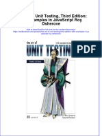 [Download pdf] The Art Of Unit Testing Third Edition With Examples In Javascript Roy Osherove online ebook all chapter pdf 