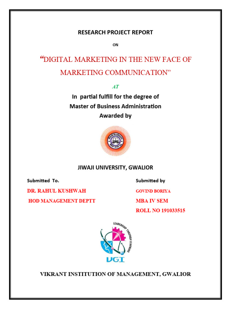 Digital Marketing | PDF | Digital Marketing | Online Advertising