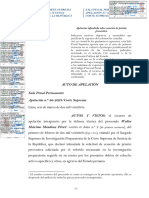 Apelación CSR 00056-2023 Suprema - Infundado Cese PP