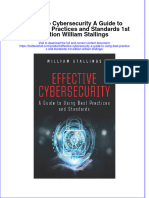 (Download PDF) Effective Cybersecurity A Guide To Using Best Practices and Standards 1St Edition William Stallings Online Ebook All Chapter PDF