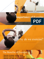Importance of Exercise