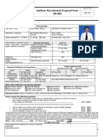 RP03 Seafarers Recruitment Proposal Form