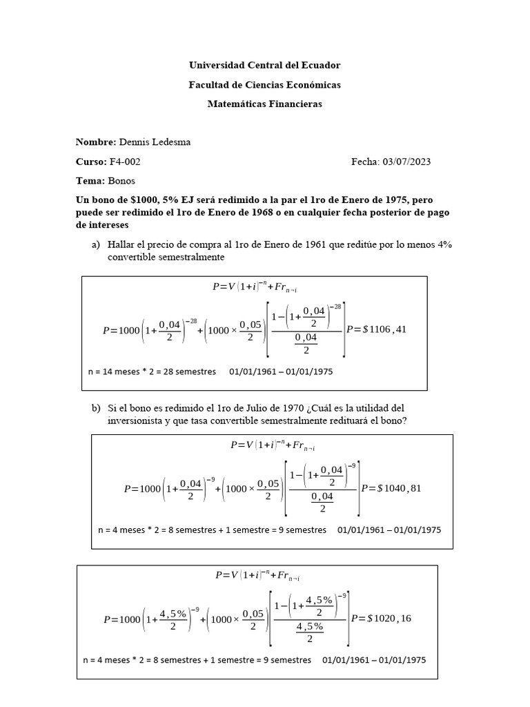 Ejercicio Loco | PDF