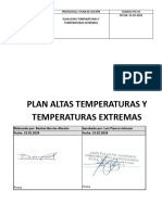 Protocolo Plan de Acción Calor Extremo Olas de Calor Trabajo en Altas Temperaturas