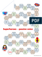 Superheroes - Passive Voice Game