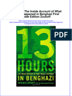 [Download pdf] 13 Hours The Inside Account Of What Really Happened In Benghazi First Trade Edition Zuckoff online ebook all chapter pdf 