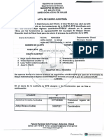 acta de cierre y apertura RC NUEVA EPS