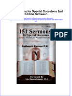 [Download pdf] 151 Sermons For Special Occasions 2Nd Edition Satheesh online ebook all chapter pdf 