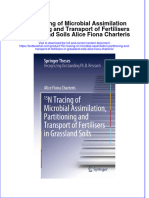 15N Tracing of Microbial Assimilation Partitioning and Transport of Fertilisers in Grassland Soils Alice Fiona Charteris