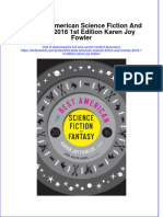 [Download pdf] The Best American Science Fiction And Fantasy 2016 1St Edition Karen Joy Fowler online ebook all chapter pdf 