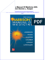 (Download PDF) Harrisons Manual of Medicine 20Th Edition Dennis L Kasper Online Ebook All Chapter PDF