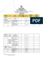 M&e Plan For August