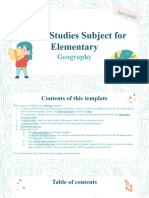 Social Studies Subject for Elementary - 3rd Grade_ Geography by Slidesgo