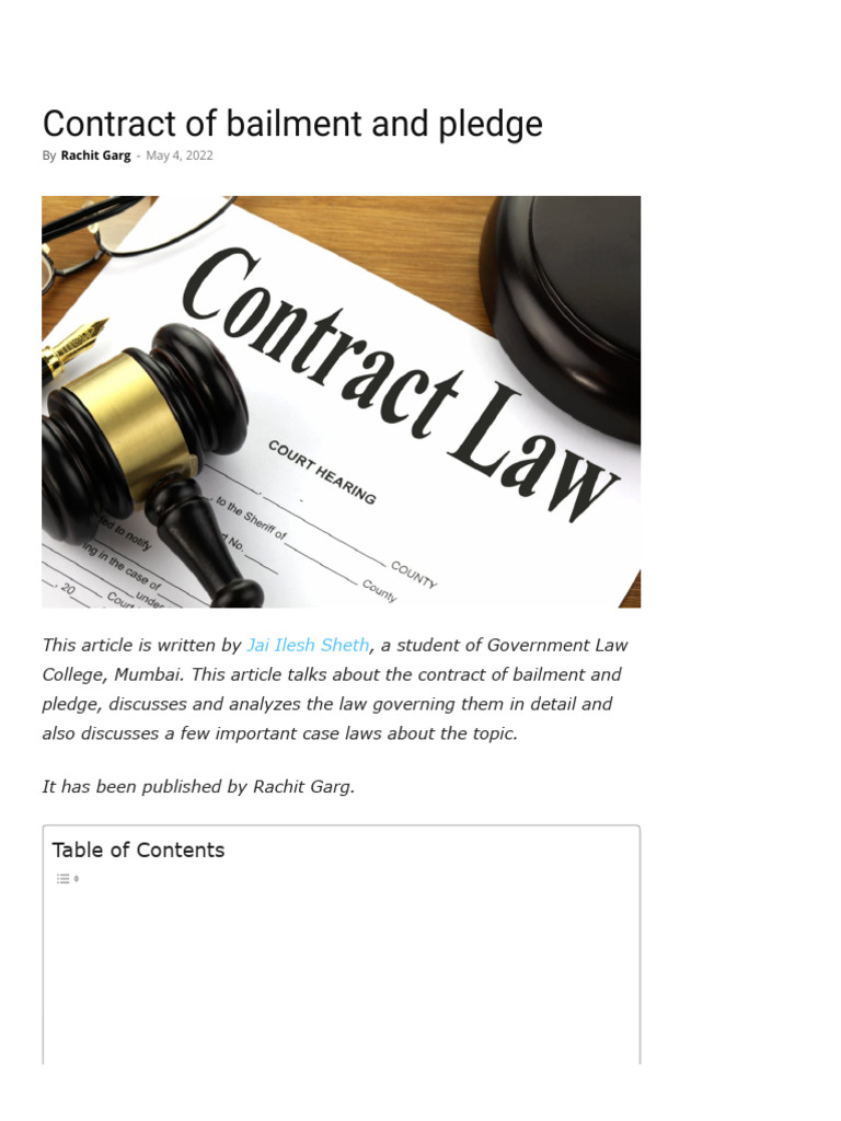 3-contract-of-bailment-and-pledge-ipleaders-pdf-negligence-lawsuit