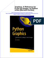 [Download pdf] Python Graphics A Reference For Creating 2D And 3D Images 1St Edition B J Korites Bernard Korites online ebook all chapter pdf 