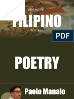 Renowned Filipino Authors