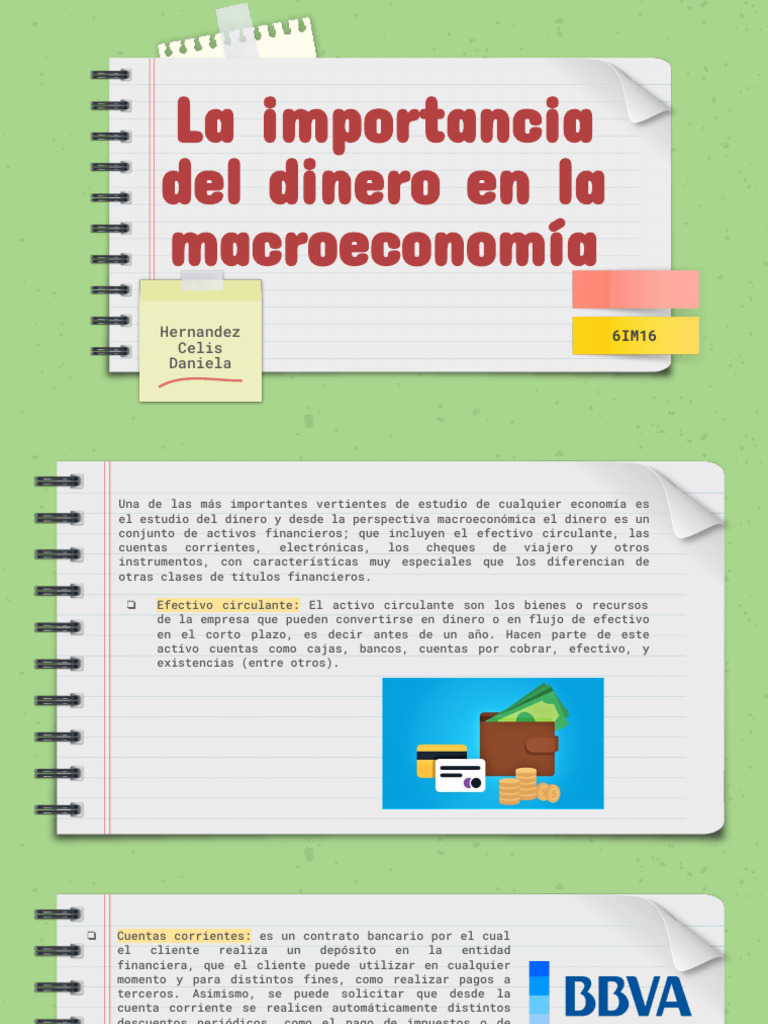 Funciones del Dinero en Macroeconomía | PDF | Moneda | Dinero