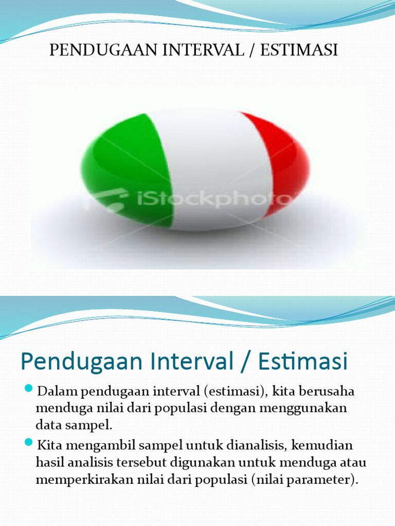 Pendugaan Interval Satu Rata-Rata Dan Satu Proporsi | PDF