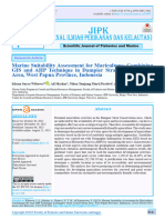 Marine Suitability Assessment for Mariculture Comb