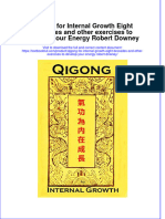[Download pdf] Qigong For Internal Growth Eight Brocades And Other Exercises To Develop Your Energy Robert Downey online ebook all chapter pdf 