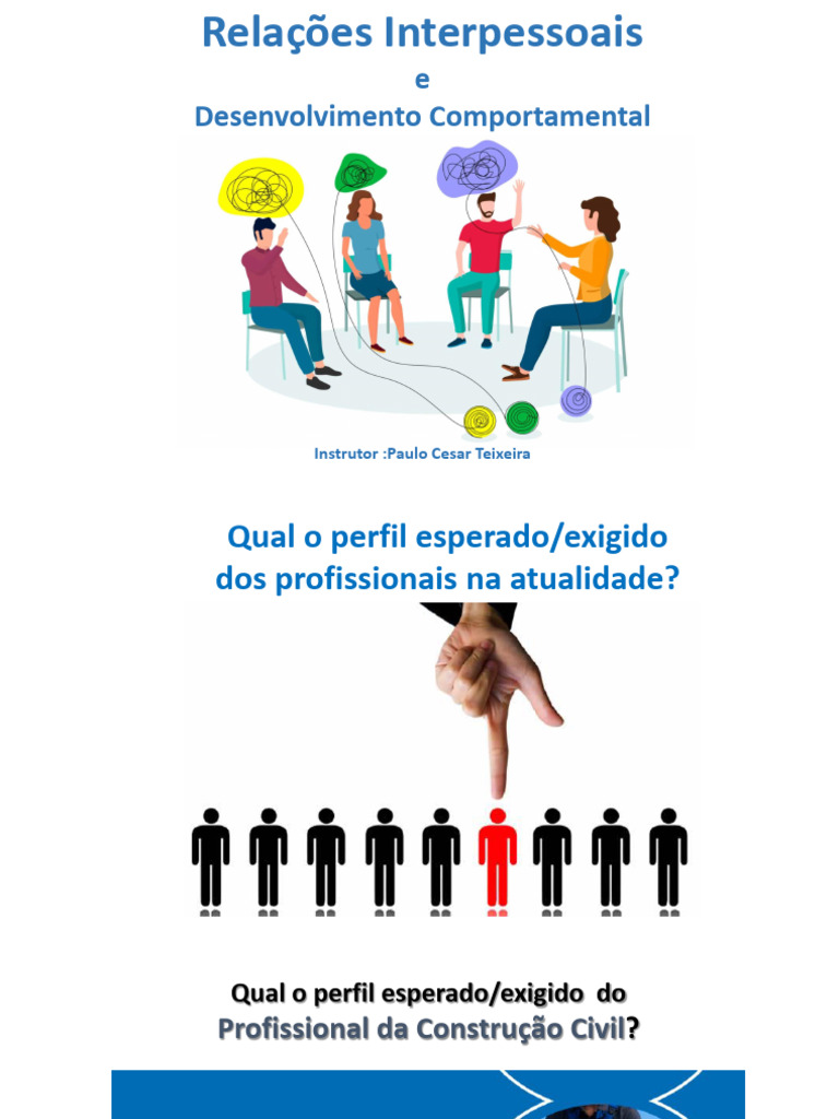 Relações Interpessoais e Empregabilidade | PDF | Motivação | Motivacional