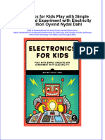 Electronics For Kids Play With Simple Circuits and Experiment With Electricity 1st Edition Oyvind Nydal Dahl