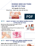 13. Sử Dụng Thuốc Kháng Sinh ở PNCT - DS Thu Ba