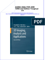 (Download PDF) 3D Imaging Analysis and Applications 2Nd Edition Yonghuai Liu Online Ebook All Chapter PDF