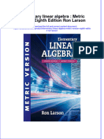 [Download pdf] Elementary Linear Algebra Metric Version Eighth Edition Ron Larson online ebook all chapter pdf 