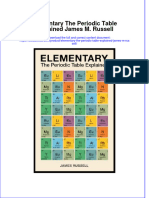 [Download pdf] Elementary The Periodic Table Explained James M Russell online ebook all chapter pdf 