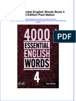 [Download pdf] 4000 Essential English Words Book 4 2Nd Edition Paul Nation online ebook all chapter pdf 