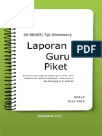 Laporan Guru Piket Kinerja Guru Di PMM