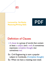 3- Clauses