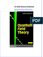 [Download pdf] Quantum Field Theory Srednicki online ebook all chapter pdf 