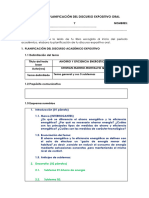 Formato de Planificación Del Discurso Expositivo Oral