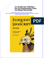 [Download pdf] Eloquent Javascript A Modern Introduction To Programming Third Edition Marijn Haverbeke online ebook all chapter pdf 