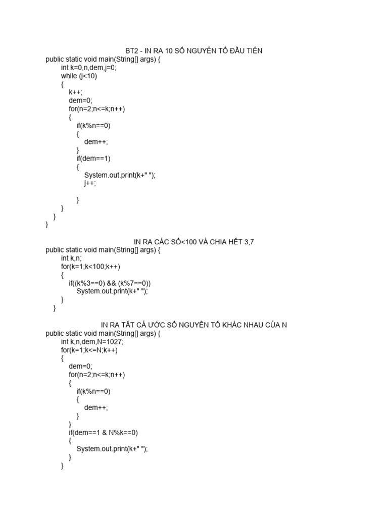 Code m n java pdf