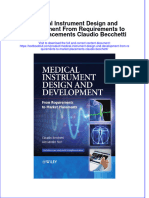ebookfiledocument_497[Download pdf] Medical Instrument Design And Development From Requirements To Market Placements Claudio Becchetti online ebook all chapter pdf 