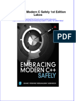 (Download PDF) Embracing Modern C Safely 1St Edition Lakos Online Ebook All Chapter PDF