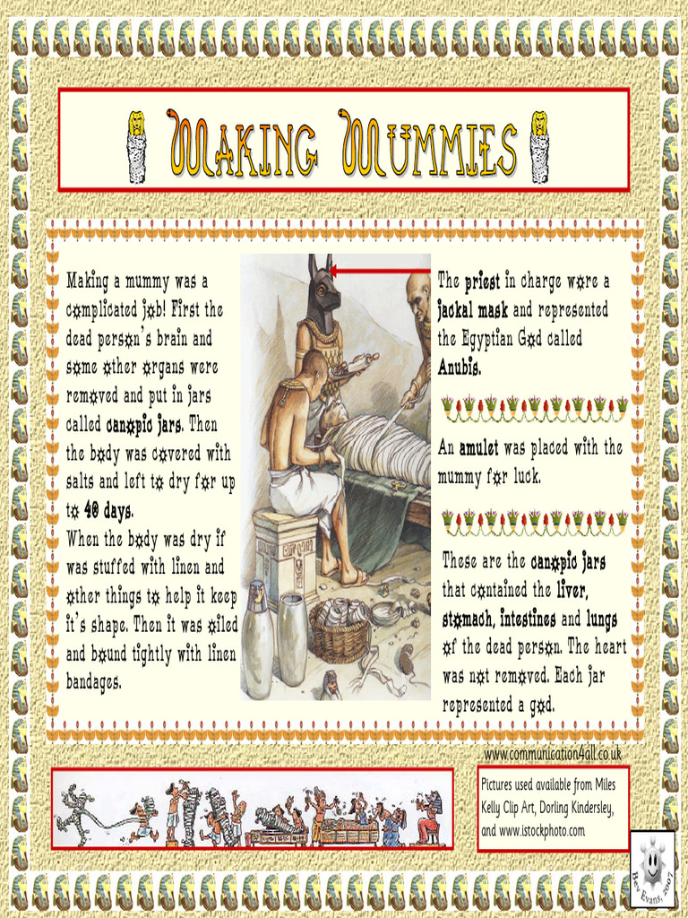 Ancient Egyptian Mummification Process | PDF