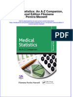 [Download pdf] Medical Statistics An A Z Companion Second Edition Filomena Pereira Maxwell online ebook all chapter pdf 