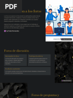 Concepto y Características del Foro | PDF | Foro de Internet