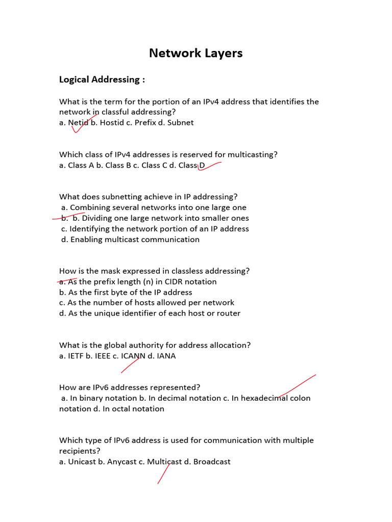 Network layers pdf i pv6 ip address