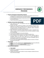 Emergency Preparedness Program