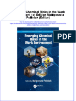 [Download pdf] Emerging Chemical Risks In The Work Environment 1St Edition Malgorzata Posniak Editor online ebook all chapter pdf 