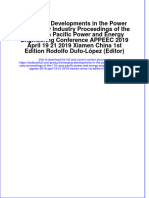 [Download pdf] Emerging Developments In The Power And Energy Industry Proceedings Of The 11Th Asia Pacific Power And Energy Engineering Conference Appeec 2019 April 19 21 2019 Xiamen China 1St Edition Rodolfo Dufo L online ebook all chapter pdf 