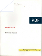 BeoLink 1000 Remote User Manual (17 Pages)