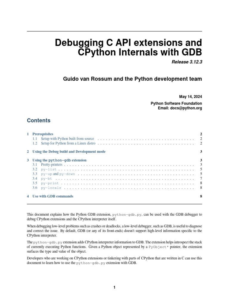 Howto-Gdb Helpers | PDF | Python (Programming Language) | Software